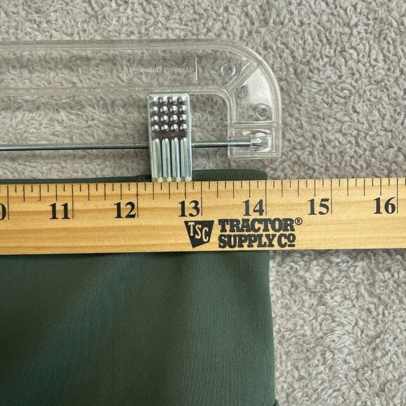 NEW Gap Fit Women's M Green Flare Leggings Green Side Pocket - Picture 7 of 15